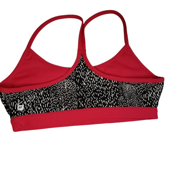 Fabletics Sports Bra Pink Black White - Picture 2 of 4